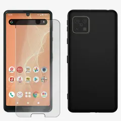 [C213]  AQUOS sense 5G ケース 黒TPU スマホケース 耐衝撃 カバー ブラック マット スマホケース 携帯 カバー docomo SH-53A SH53A Sense5g カバー Sense5gケース Sense5gカバー 携帯ケース 