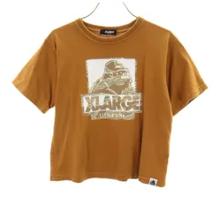 XLARGE エクストララージ 半袖 Tシャツ 120 ベージュ系 KIDS キッズ 古着