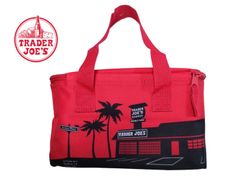 トレーダージョーズ  TRADER JOE'S ミニ保冷バック(Red)