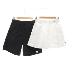 アディダス adidas FILA ショートパンツ スコート 2点セット まとめ キュロット L 黒 ブラック 白 ホワイト /UO ■MET1