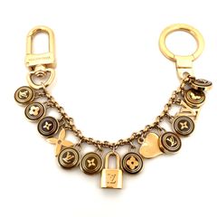 【鑑定済み】正規品 LOUIS VUITTON ルイヴィトン ポシェット･クレ シェンヌ パスティーユ チャーム M65386 キーリング キーホルダー