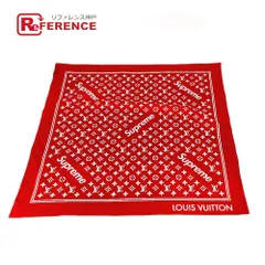 LOUIS VUITTON ルイヴィトン シュプリーム supreme バンダナ シュプリーム × ルイ・ヴィトン モノグラム バンダナ ブラウン