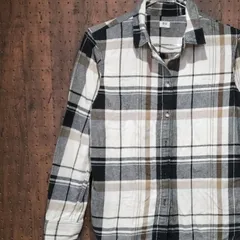 UNIQLO ユニクロ　フランネルチェックシャツ（長袖）　サイズM　231-412261