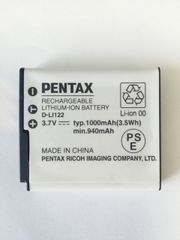 【1年保証】PENTAX D-LI122 カメラ用電池 新品