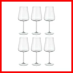 ワイングラス 6個セット 400ml 食洗機対応 クリスタレックス ボヘミアングラス ALEX ガラス  40950-400-6