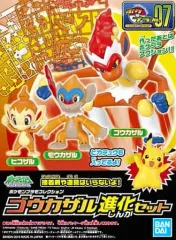 【新品】プラモデル ゴウカザル進化セット 「ポケットモンスター ダイヤモンド＆パール」 ポケモンプラモコレクション No.07 進化シリーズ [5066409]
