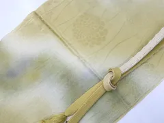 【一輝堂】【着物】和装小物　帯締め帯揚げセット　帯締　帯揚　暈し　高麗　金糸　25w05-6808