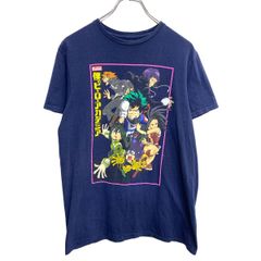 MY HERO ACADEMIA 반소매 캐릭터 T셔츠 M 나의 히어로 아카데미아 코튼 멕시코제 헌 옷 도매 미국 구매 t2407-4515