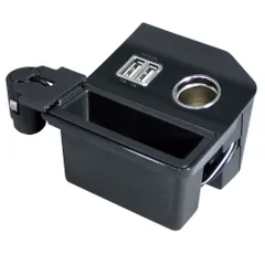 新品 コンソール 増設ソケット 専用 電源BOX ハリアー 60系 トヨタ SY-HR2 車種専用品 槌屋ヤック