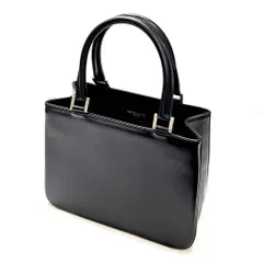 【美品】 モラビト ハンドバッグ カーフレザー ターンロック 自立 ブラック 黒 美品】 モラビト ハンドバッグ カーフレザー ターンロック 自立