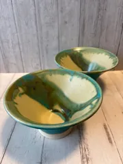 久場政一⑤   やちむん　足付きそば碗　新品 61ly4apwoEL._UF350,350_QL50_.jpg