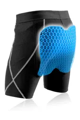 【在庫セール】デイトナ(Daytona) バイク用 ゲルパンツ 二重構造 ハニカムゲル お尻の痛み軽減 DI-009 ブラック Lサイズ 32498