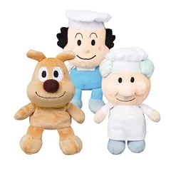 【新品】 セガトイズ それいけ! アンパンマン プリちぃビーンズS Plus ぬいぐるみ × 3種セット (めいけんチーズ + バタコさん + ジャムおじさん) 各1個ずつ 0