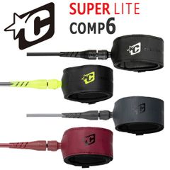 サーフィン クリエイチャー CREATURES SUPERLITE COMP6 1.8mx6mm スーパーライト リーシュコード ショート用