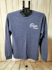 JERZEES（ジャージーズ）FCHC OBGYN 両面プリント ロングスリーブTシャツ ネイビー Sサイズのサムネイル