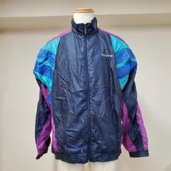 90s adidas アディダス ヴィンテージ ナイロンジャケット 万国旗タグ マルチカラー US Mサイズ fg0901-17