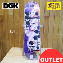 【ムラサキスポーツ公式】スケートボード デッキ DGK ディージーケー  8.1インチ 訳あり