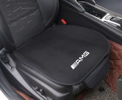 ★新品★メルセデス・ベンツ AMG用 車用 シートカバーセット 前座席用2枚 座布団滑り止め シートクッション 座面クッション 通気性 素材黒