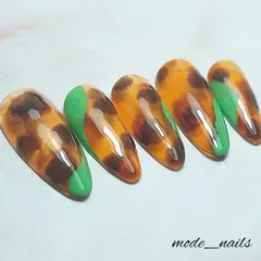 べっ甲ネイルチップ