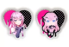 【中古】バッジ・ピンズ 巡音ルカ クリアバッジセット 「タイトーくじ 桜ミク SAKURA×SUBCULTURE」 J賞