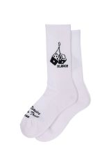 XLARGE エクストララージ 101251054009 MONKEY WRENCHERS SOCKS ソックス WHITE 正規通販 メンズ レディース ONE SIZE WHITE