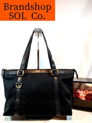 グッチ GUCCI GGキャンバス　トートバッグ 141470 黒