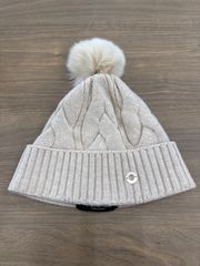 Loro Piana ロロピアーナ ニット帽　ポンポン　ファー