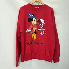 MICKEY,INC 90年代 WALT DISNEY WORLD ミッキーマウス プリントスウェット トレーナー サイズⅬ MADE IN USA 07101605 872