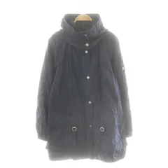 レリアン Leilian BASLER ナイロンコート フード 9 紺 /MI ■OS