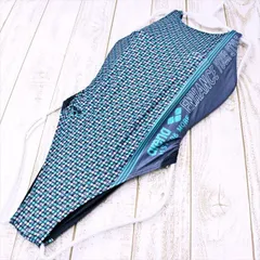 SE3-B13☆arenaアリーナ競泳水着 L *ぴたぴた オープンバック 水色グレー たっぷりロゴ柄 オシャレカラー レディース 練習用水着 フィットネスジムプール ワンピース■