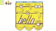 マル 【送料無料】【ミニオンズ】ウォッシュタオル【バナナイエロー】【Minions】【キャラ】【映画】【ユニバーサル】【アニメ】【グッズ】【タオル】【たおる】