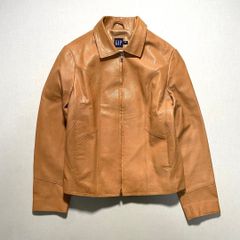 OLD GAP オールドギャップ 本革 スエード レザージャケット キャメル S