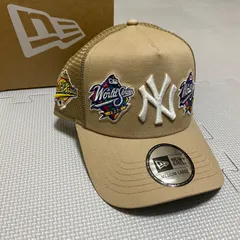 《NEWERA》ニューエラ　ニューヨーク　ヤンキース　スナップバック　トラッカー　キャップ　オールパッチ　タンブルウィード　つば裏　グレー