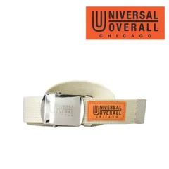 ユニバーサルオーバーオール GIベルト《16オフホワイト》新品 未使用 UNIVERSAL OVERALL ガチャベルト カジュアルベルト メンズ 日本製【G1G】【メール便3】ファッション メンズのサムネイル