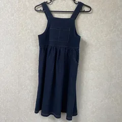 美品　キッズ　ジャンパースカート　サロペット　オーバーオール　120　子ども　ミニ裏毛　女の子