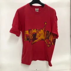 02w12614 ナイキ NIKE  90`s　Tシャツ AUTHENTIC AIR JORDAN BY NIKE  レッド 赤 M  USA製 メンズ  半袖Ｔシャツ  コットン  【中古品】