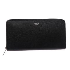 新品未使用 CELINE セリーヌ ラージ ジップウォレット 長財布 黒 黄色