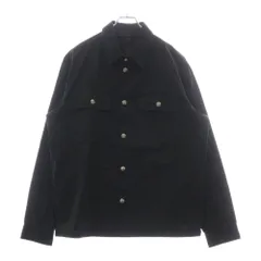 CHROME HEARTS (クロムハーツ) WORK DOG ワークドッグ クロスボールボタン 長袖シャツブルゾン ブラックのサムネイル