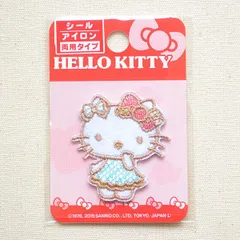 サンリオ ハローキティ ワッペン アップリケ 昭和レトロ 平成