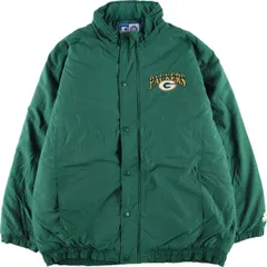 古着 スターター Starter NFL GREEN BAY PACKERS グリーンベイパッカーズ 中綿ジャケット パファージャケット メンズXXL/evb003844のサムネイル
