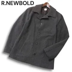 R.NEWBOLD ポールスミス 秋冬★ ウール シングル ジャケット コート Sz.M メンズ 灰 グレー