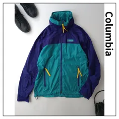 定価10890円 Columbia コロンビア Sawtooth JKT 80th Anniversary ナイロン ソウトゥースジャケット マウンテンパーカー S/P パープル ブルーグリーン (120Y＋2684)26H