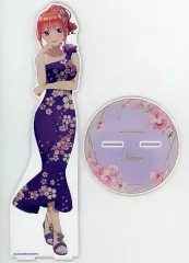 【中古】アクリルスタンド・アクリルパネル 中野二乃 描き下ろしイラスト 桜ドレスver. 特大アクリルスタンド 「映画 五等分の花嫁 POP UP SHOP in TOWER RECORDS」