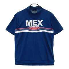 サイズ：M MIZUNO GOLF ミズノゴルフ  半袖Tシャツ  ネイビー系 [240101530875] ゴルフウェア メンズ ストスト