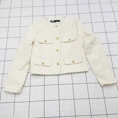 ◇ ⊇ ZARA ザラ ポケット多数 長袖 ジャケット サイズXS ホワイト系 レディース ▽ E  【1509100029960】