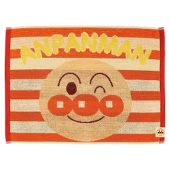 ☆ アンパンマンバスマット ☆ キャラクター タオルバスマット バスマット タオル キッズ タオルバスマット 足ふきマット 足拭きマット タオルマット 足拭き マット キャラクター タオル地 綿100% コットン 洗える 吸水 ギフト 贈り物 お風呂