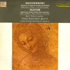 LP Boccherini, Haydn, Karl Scheit, Vienna Konzerthaus Quartet Quintet In D Major For Guitar And Strings / Quartet For Guitar, Viol