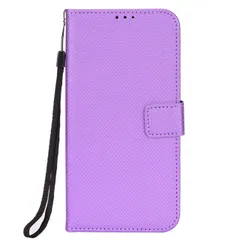 iPhone17 Pro Max ケース 手帳 チェック柄 手帳 ケース 【Color】パープル