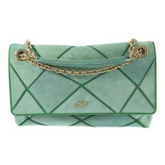 Roger Vivier ロジェヴィヴィエ プリズミック・カーフレザー ミニ ショルダーバッグ/RBWAJHB21005RYOE08/グリーン系/パーティー【オールシーズン】【♀】【B】【レディース】★■583981【中古】