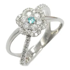 ジュエリー JEWELRY リング・指輪 パライバトルマリン リング #12.5 Pt900プラチナ ダイヤモンド リング レディース Used A